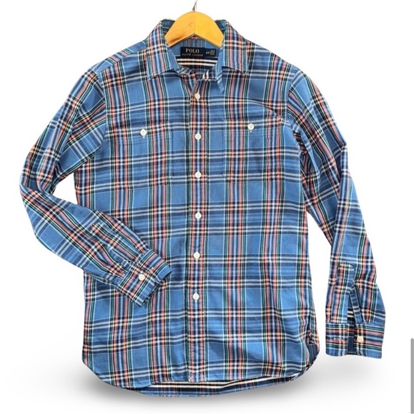 Polo by Ralph Lauren Plaid Flannel Work Shirt - Picture 6 of 11